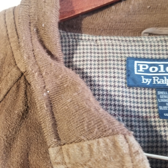 Polo Brown suede leather XL jacket - Picture 6 of 8